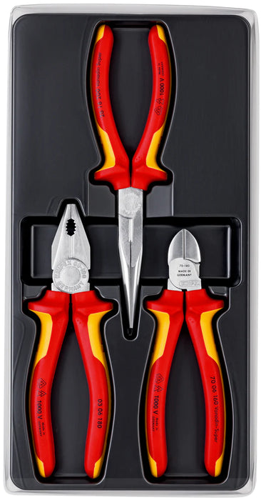 Knipex VDE Electro Plier & Cutter Set 3pc