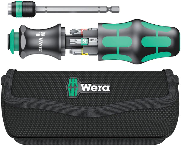 Набор отверток Wera Kraftform Kompakt Tool Finder + сумка для инструментов, 7 шт.