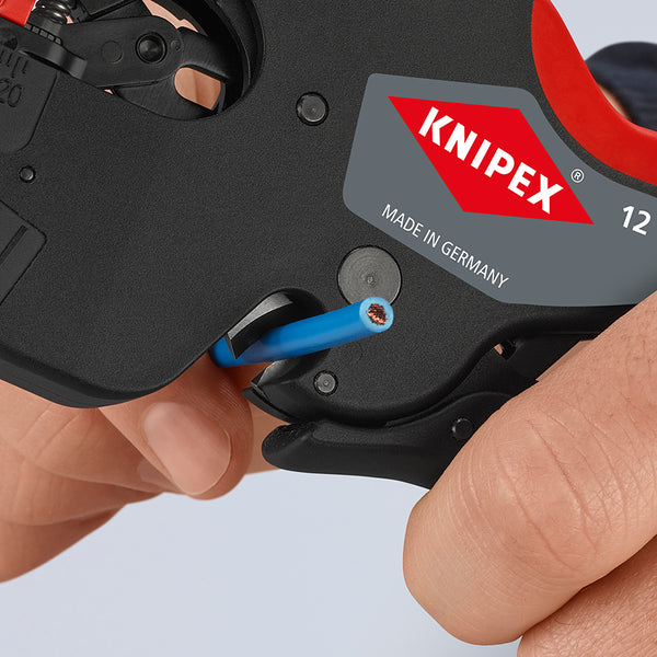 Knipex "NexStrip" أداة تجعيد وتقشير كهربائيين متعددة الأدوات 12 72 190