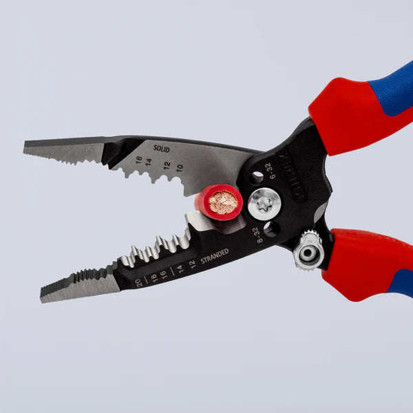 Многофункциональные клещи для зачистки проводов Knipex «Американский стиль» — 200 мм