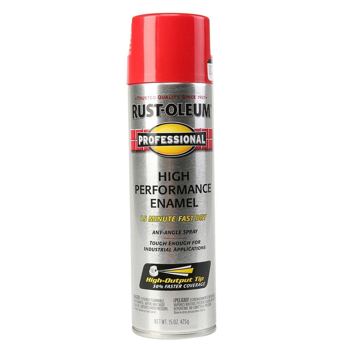 Rust-Oleum Professional High Performance Enamel Spray (Safety Red, 425 g)