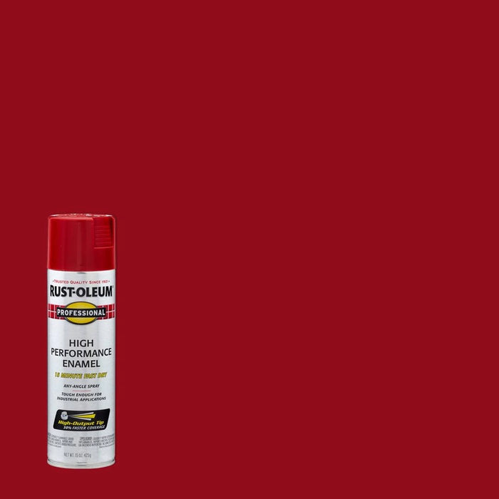 Rust-Oleum Professional Высокоэффективный эмалевый спрей (Safety Red, 425 г)