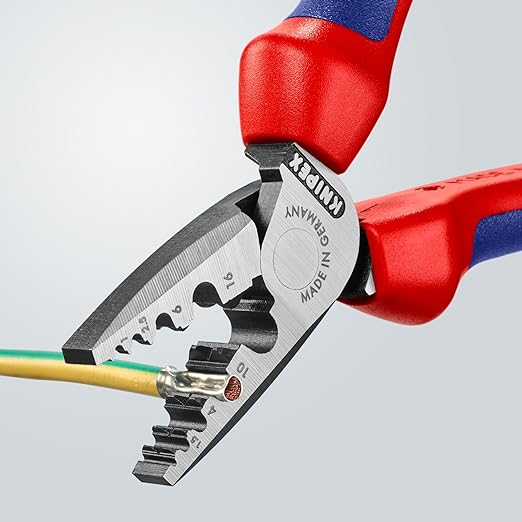 Knipex Crimping Pliers for Wire Ferrules 180mm