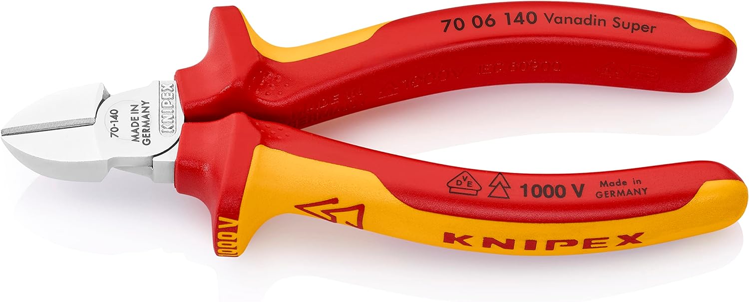 Knipex VDE Diagonal Cutter with Multi-Component Handle -140 mm