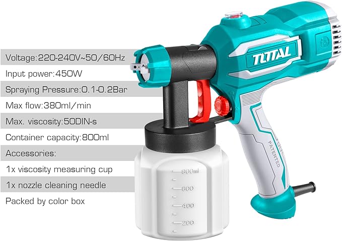 Total Spray Gun 450W - TT3506