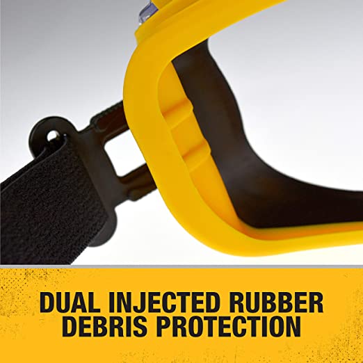 DEWALT DPG82-11C Concealer Clear Anti-Fog Dual Mold Safety Goggles