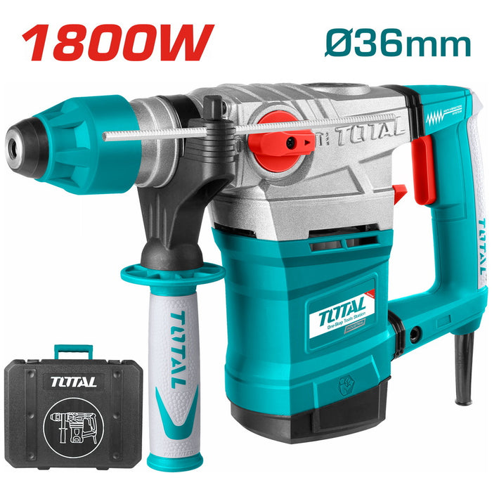 Total Rotary Hammer 1800 W + 5 Accessories TH118366