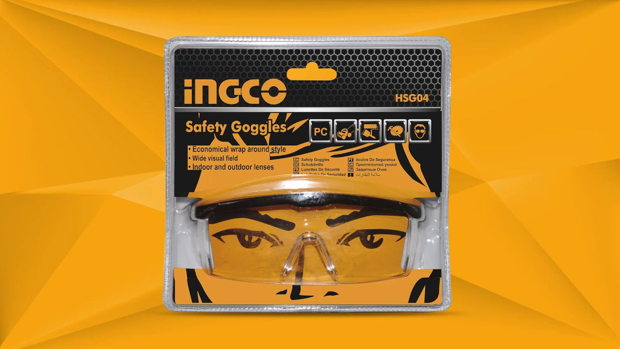 Прозрачные защитные очки INGCO — HSG04