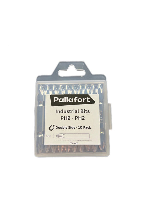 Двухсторонние биты Pallafort PH2 — упаковка из 10 шт.
