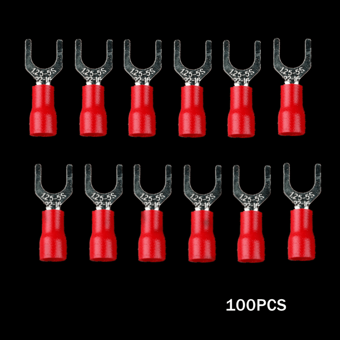بالافورت شوكة طرفية SV1.25-5S أحمر، 100 قطعة